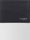 Givenchy Textured Black Wallet With Multiple Card Slots In Black