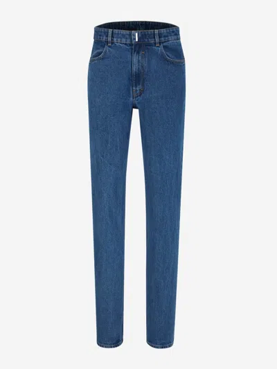 Givenchy Slim Cotton Jeans In Blue