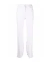 Givenchy Slim-cut 4g-motif Trousers In White
