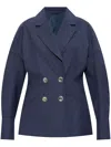 Givenchy Double-breasted Buttoned Blazer In Blue