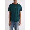 Givenchy Slim Fit 4g Embroidered Cotton T-shirt In Fir Green