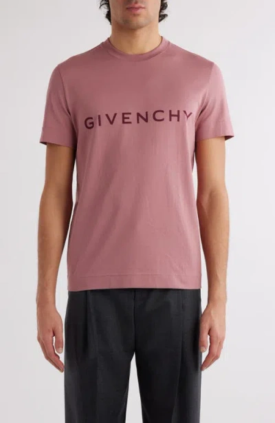 Givenchy Pink Slim Fit T-shirt In Old Pink