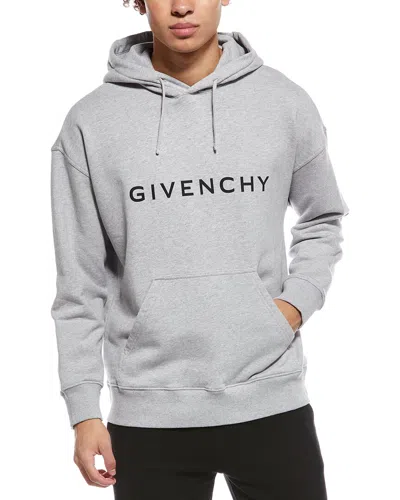 Givenchy Slim Fit Hoodie In Gray