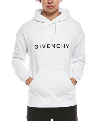 Givenchy Slim Fit Hoodie In White