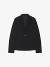 Givenchy Veste Slim En Laine In Black