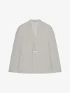 Givenchy Slim Fit Jacket In Wool In Grey