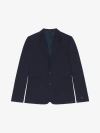 GIVENCHY SLIM FIT JACKET IN WOOL WITH 4G DETAIL