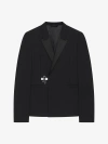 GIVENCHY SLIM-FIT JACKET IN WOOL WITH U-LOCK CLOSING
