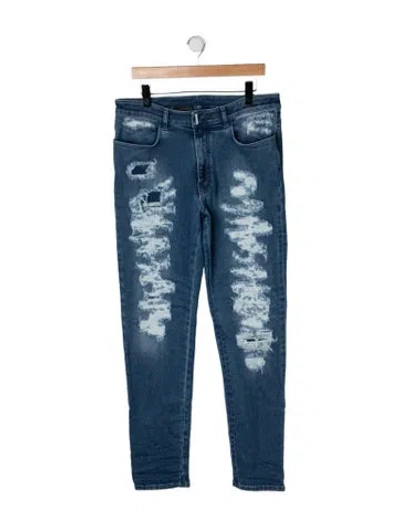 Pre-owned Givenchy Slim Fit Jeans In Blue
