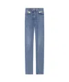 Givenchy Slim Fit Jeans In Denim With Yoke In Denim Blue