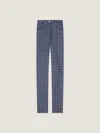 Givenchy Slim Fit Jeans In Monogram 72 Denim In Blue