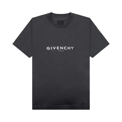 Pre-owned Givenchy Slim Fit Reverse Print T-shirt 'charcoal' | Grey | Men's Size S