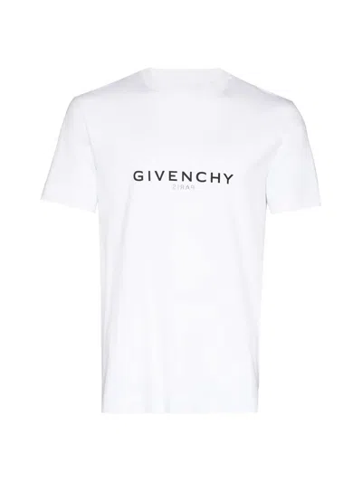 Givenchy Reverse Logo T Shirt In White