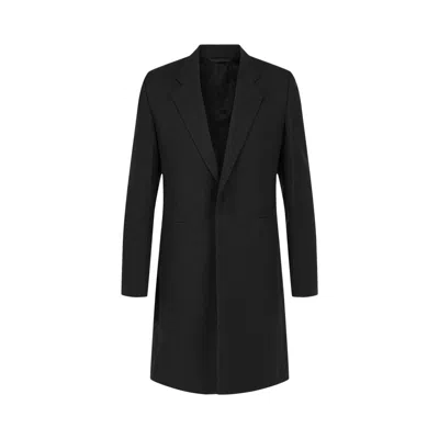 Pre-owned Givenchy Slim Fit Single-breasted Coat 'grey/multicolor' | Men's Size 46 In Gray