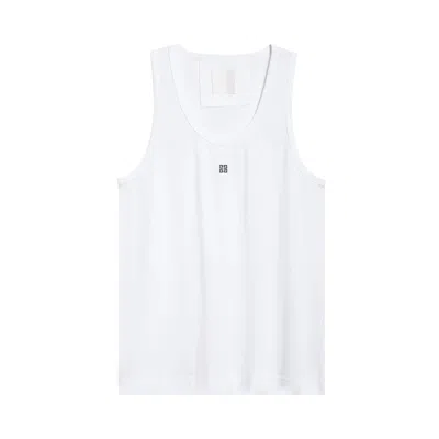 Pre-owned Givenchy Slim Fit Sleeveless T-shirt 'white'