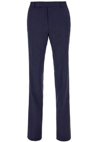 Givenchy Embroidered Wool Pants In Multicolor