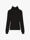 Givenchy Slim Fit Sweater In Cashmere Tied At The Back In Black