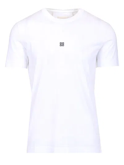 Givenchy Metal 4g Crewneck T-shirt In White