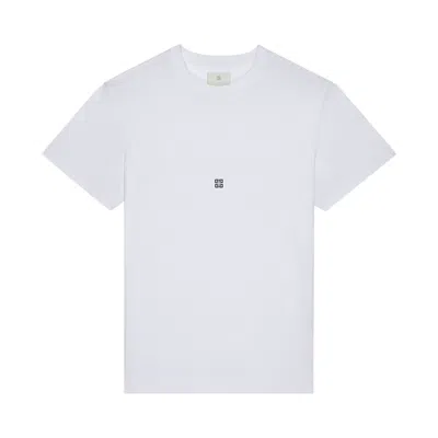 Pre-owned Givenchy Slim Fit T-shirt 'white' | Men's Size Xxl