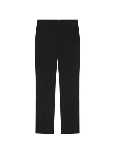 Givenchy Schmale Hose Aus Krepp-cady In Schwarz