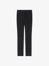 Givenchy Slim Fit Tailored Pants In Wool With Satin In Black