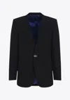 Givenchy Slim-fit Wool Blazer In Black