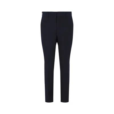 Pre-owned Givenchy Slim Fit Wool Trousers 'navy' | Blue | Men's Size 46