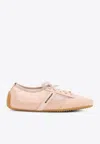 Givenchy Pink Sneaker With Logo Lettering On The Side In Fabric Woman In White