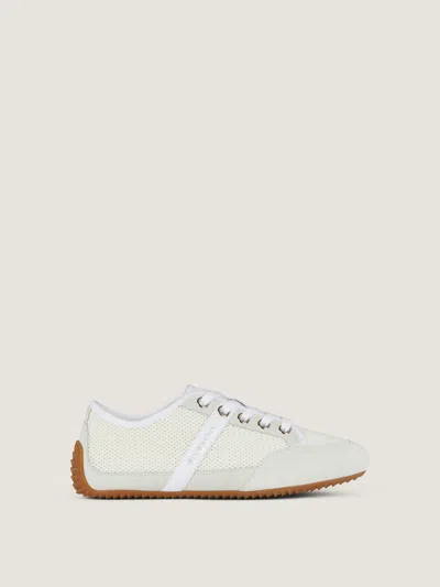 Givenchy Slim Sneakers In Mesh And Suede In Pink