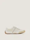 Givenchy Slim Sneakers In Painted Mesh And Suede In White