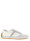 Givenchy Slim Sneakers In Nylon And Suede In White