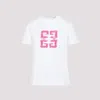 Givenchy 4g Slim Fit T-shirt In Cotton In White
