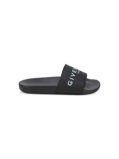 GIVENCHY GIVENCHY SLIPPERS IN BLACK RUBBER