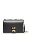 Givenchy Small 4g Leather Crossbody Bag In Black