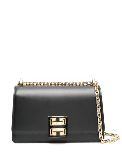 Givenchy Small 4g Leather Crossbody Bag In Black
