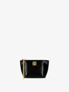 Givenchy Small 4g Liquid Pouch In Box Leather With Chain In Multicolor