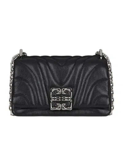 GIVENCHY GIVENCHY SMALL 4G PLAQUE QUILTED SHOULDER BAG