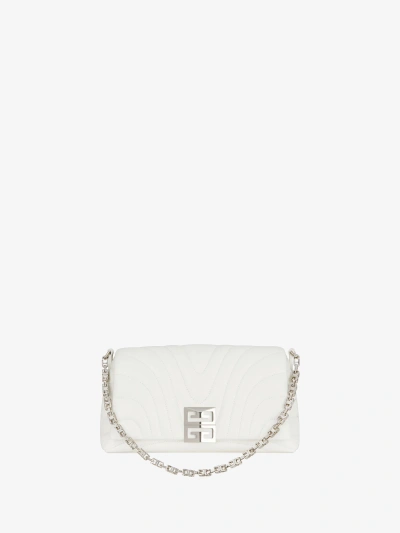 Givenchy Small 4g Soft Bag In Quilted Leather In Neutral