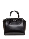Givenchy Calf Leather Antigona Small Bag Handbag Women In Black