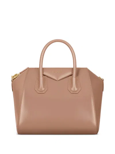 Givenchy Small Antigona Bag In Box Leather In Pink