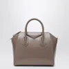 Givenchy Small Antigona Bag In Taupe Leather Women In Gray