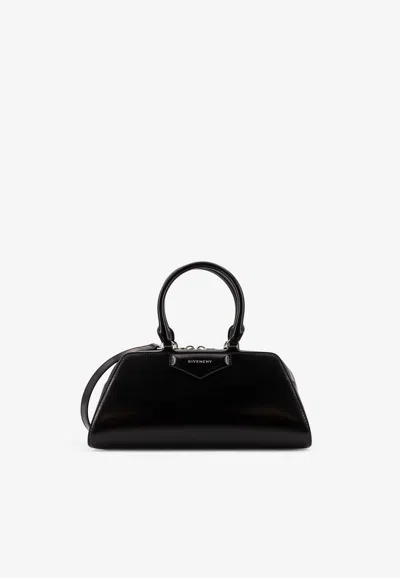 Givenchy Small Antigona East-west Handbag In Black