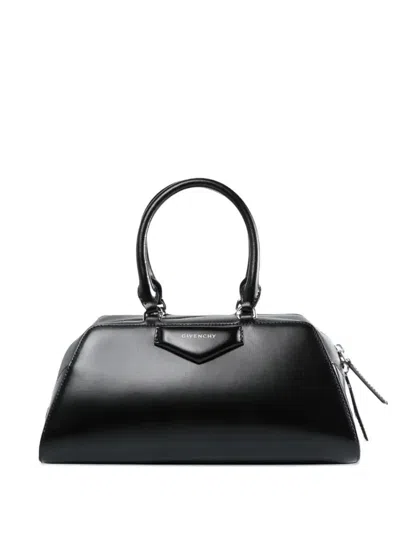 Givenchy Small Antigona East-west Tote Bag In Black