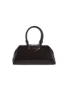 Givenchy Mini Antigona Ew Top Handle Bag In Calf Leather In Brown