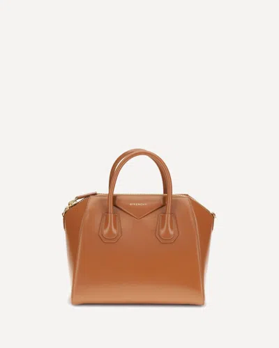 Givenchy Small Antigona Handbag In Brown