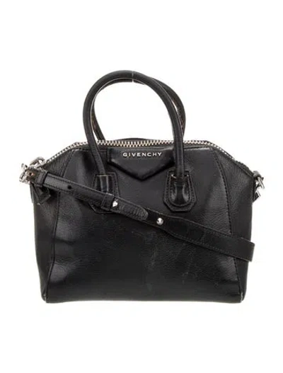 Pre-owned Givenchy Small Antigona Handle Bag In Black