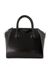 Givenchy Small Antigona In Box Leather Bags In Black