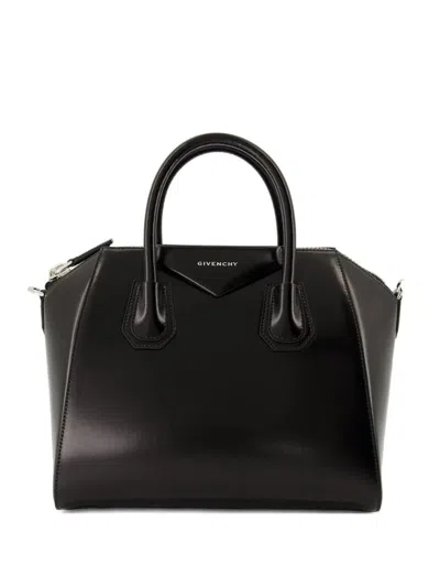 GIVENCHY GIVENCHY SMALL ANTIGONA IN BOX LEATHER BAGS