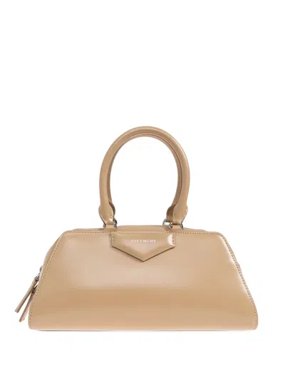 Givenchy Small Antigona Leather East-west Bag In Brown