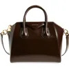 Givenchy Antigona Mini Top Handle Bag In Ebony Brown